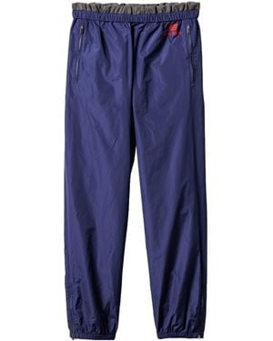 Miu Miu Technical Poplin Joggers - Blue
