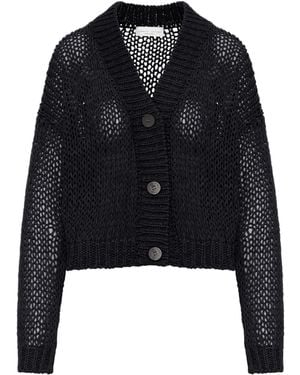 Roberto Collina Button-Fastening V-Neck Cardigan - Black