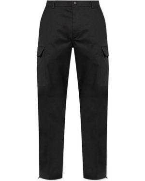 Moncler Straight-Leg Cargo Trousers - Black