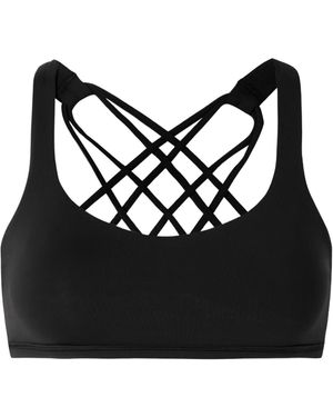 lululemon Free To Be Wild Stretch-Knit Sports Bra - Black