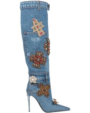 Dolce & Gabbana Minimalist Boots - Blue