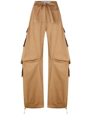Off-White c/o Virgil Abloh Gabardine Cargo Pants - Natural