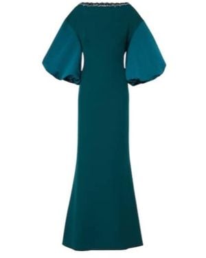 Safiyaa Embellished Gown - Green