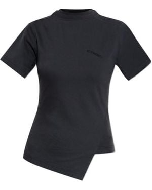 Vetements Asymmetric Layered T-Shirt - Black