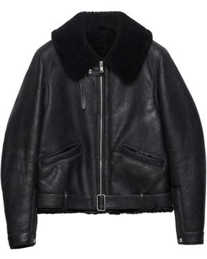 Prada Shearling Jacket - Black