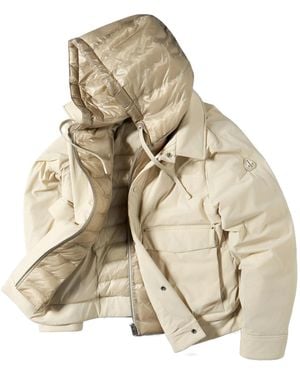 Moose Knuckles Long-Sleeved Down Jacket - Natural