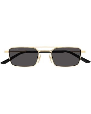 Gucci Rectangle Sunglasses - White