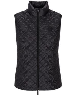Moncler Quilted Sleeveless Jacket - Black