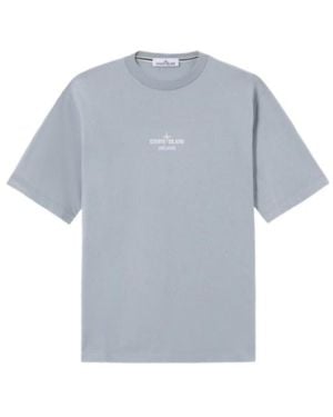 Stone Island Regular-Fit T-Shirt With Seasonal Archivio Print - Blue