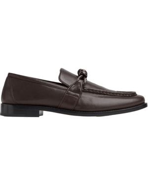 Bottega Veneta Astaire Slip-On Loafers - Brown