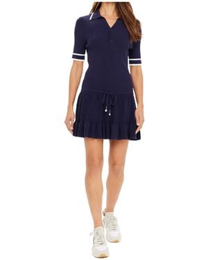 The Upside Plume Mini Dress - Blue