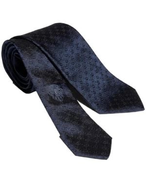 Gucci Interlocking G Silk Jacquard Tie - Blue
