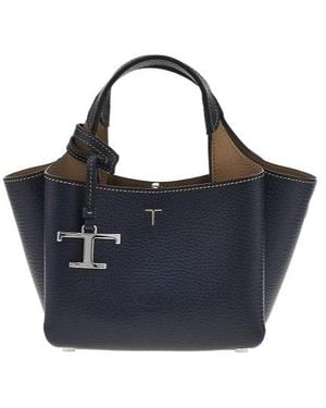 Tod's Dual-Handle Shoulder Bag - Blue