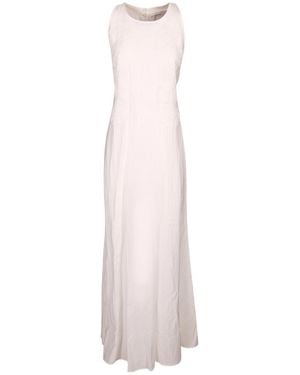 ERMANNO FIRENZE Sleeveless Embroidered Dress - Pink