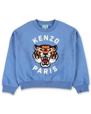 KENZO Long-Sleeved Sweatshirt - Blue
