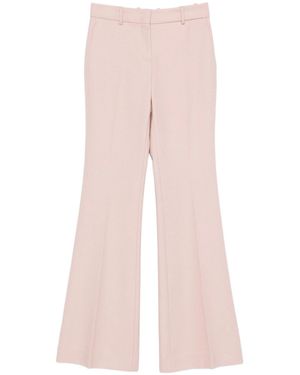 Ermanno Scervino Flared Wool Pants - Pink