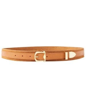 Giuliva Heritage Suede And Leather Waist Belt - Multicolour