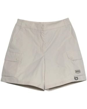 Duvetica Belt Loop Shorts - Gray