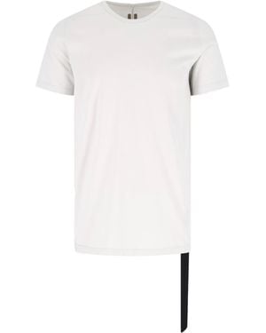 Rick Owens Longline Tape Detail T-Shirt - White