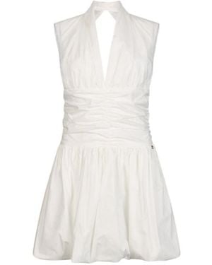 Liu Jo Cut-Out Detail Short Dress - White