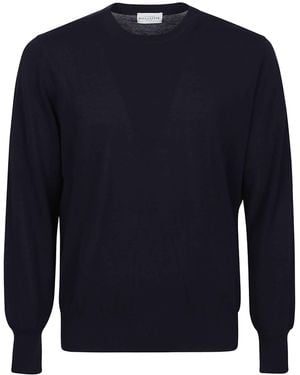 Ballantyne Long-Sleeved Jumper - Blue