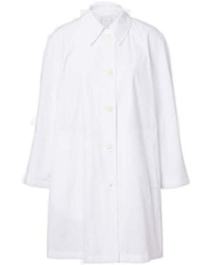 The Row Hawkins Cotton Coat - White