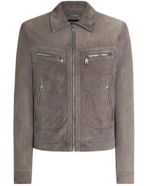 Dolce & Gabbana Suede Jacket - Gray