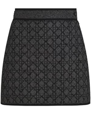Dior Macrocannage Miniskirt - Black