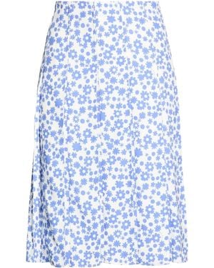 Marni Floral Print Pleated Skirt - Blue