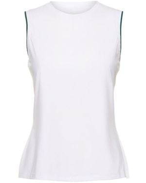 Varley Wide Strap Top - White