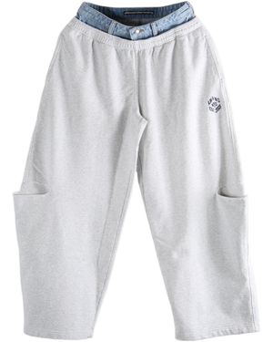 Alexander Wang Layered Waistband Track Trousers - Blue