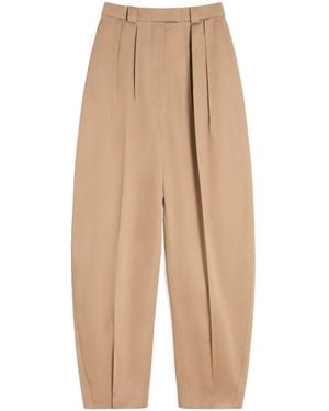 Sportmax Idoneo Belted Trousers - Natural