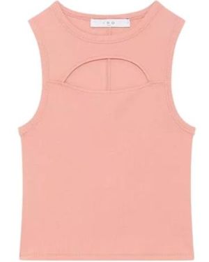 IRO Pina Cut-Out Tank Top - Pink
