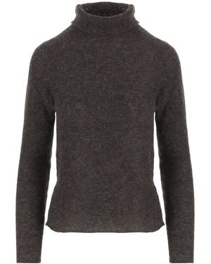 Bruno Manetti Turtleneck Knitted Jumper - Black