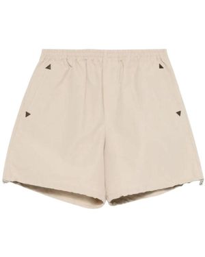 Moschino Elastic Waist Shorts - Natural