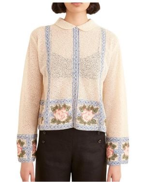 Bode Embroidered Shirt - White