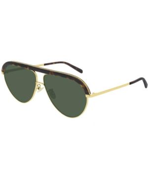 Stella McCartney Geometric Frame Sunglasses - Metallic