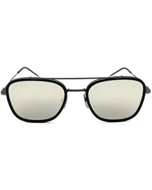 Thom Browne Square-Frame Sunglasses - Metallic