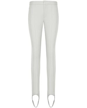 Moncler High-Waisted Tight Footwork Pants - Gray