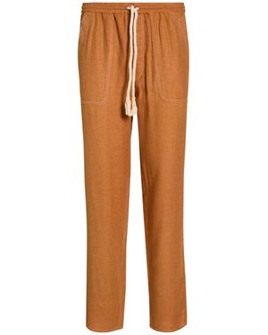 Isabel Marant Solid Colour Webbing Trousers - Orange
