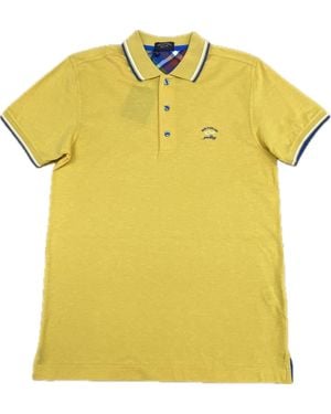 Paul & Shark Short-Sleeved Polo Shirt - Yellow