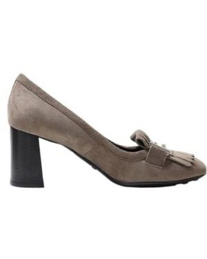 Tod's Round Head High Heels - Grey