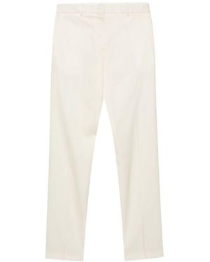 Jil Sander Slim-Fit Tailored Pants - White