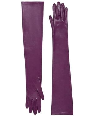 Balenciaga Long Gloves - Purple