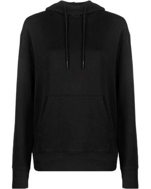 Vince Drawstring Pullover Hoodie - Black