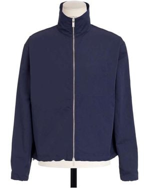 Dior Zip-Up Casual Jacket - Blue