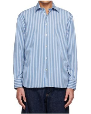 sunflower Striped Buttoned Shirt - Blue