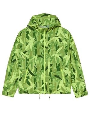 KENZO Chiku-Rin Camo Short Windbreaker - Green