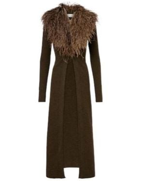 Blumarine Casual Long Cardigan - Brown
