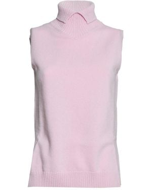 Jil Sander Straight Hem Ribbed-Knit Top - Pink